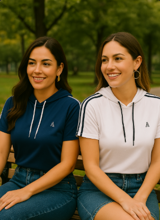 Linea Activa 🔥 Camiseta con capucha  ⚡ Donde la elegancia se encuentra con el movimiento. 🔥