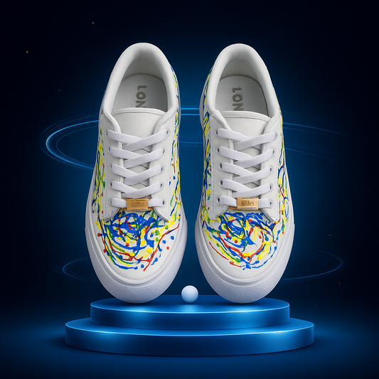 🔥"Eres única, y tus pasos también. Splatter Sneakers, tu estilo irrepetible."🔥
